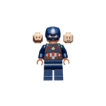 Captain America - Dark Blue Suit with Reddish Brown Belt and Harness