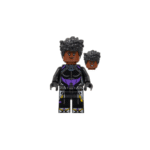 Shuri - Black and Dark Purple Top