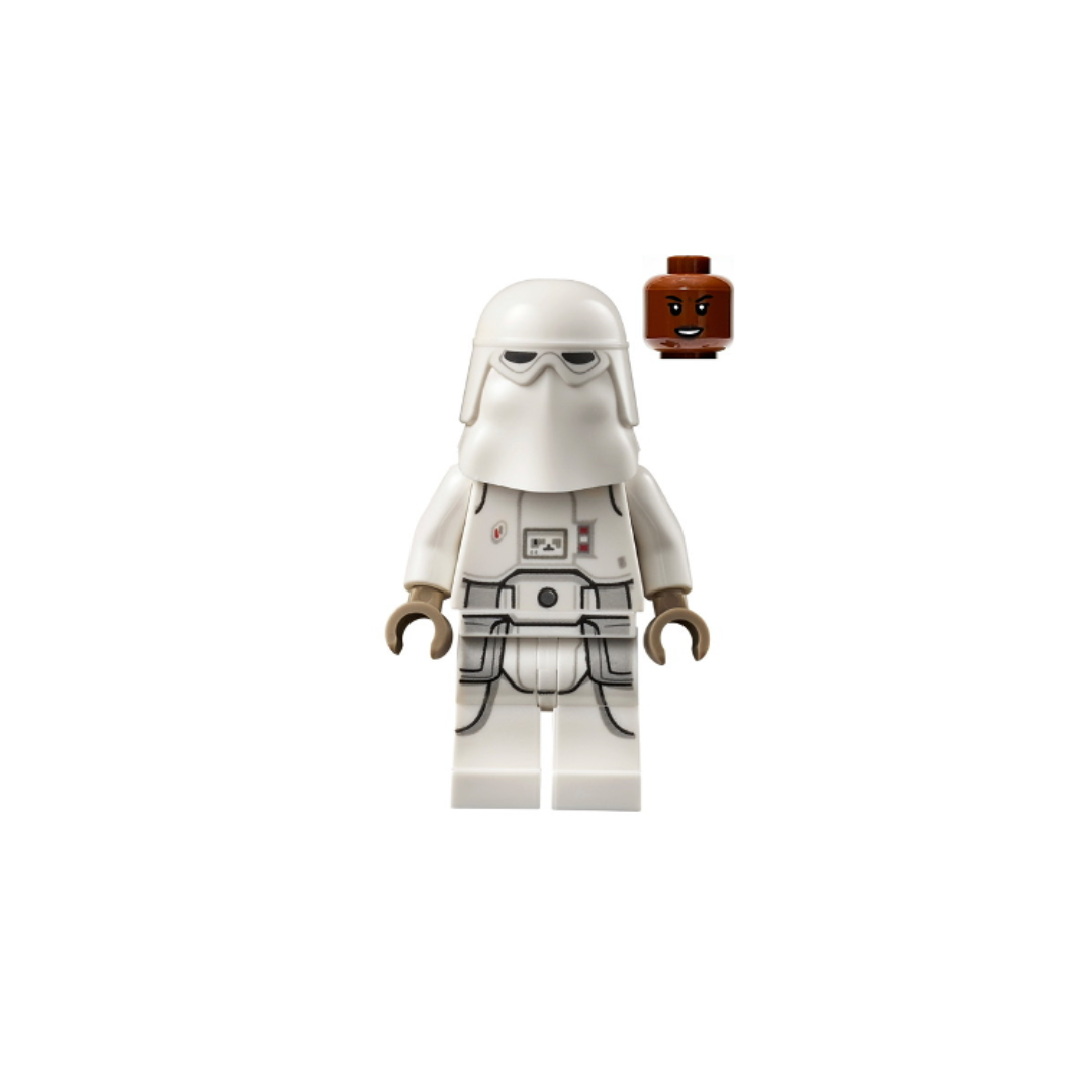 Untitled design - 2026-05-18T195417.143 Snowtrooper - Female, Printed Legs, Dark Tan Hands, Reddish Brown Head - Image 1