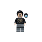 Tony Stark - Black Shirt with Gold Helmet