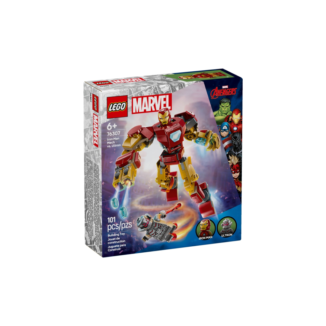 Untitled design - 2026-07-09T000152.327 LEGO® 76307 Iron Man Mech vs. Ultron - Vaizdas 1